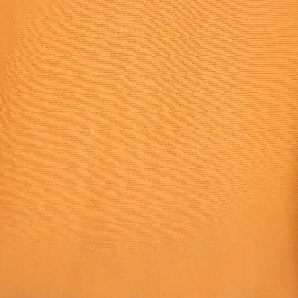 CHAMPION Reverse Weave Cropped Sweatshirt Orange Pullover Crew Neck Women's L - Picture 9 of 12